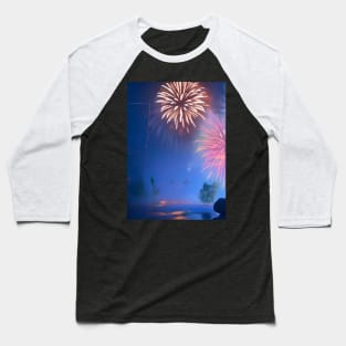 The New Year Celebration. Baseball T-Shirt